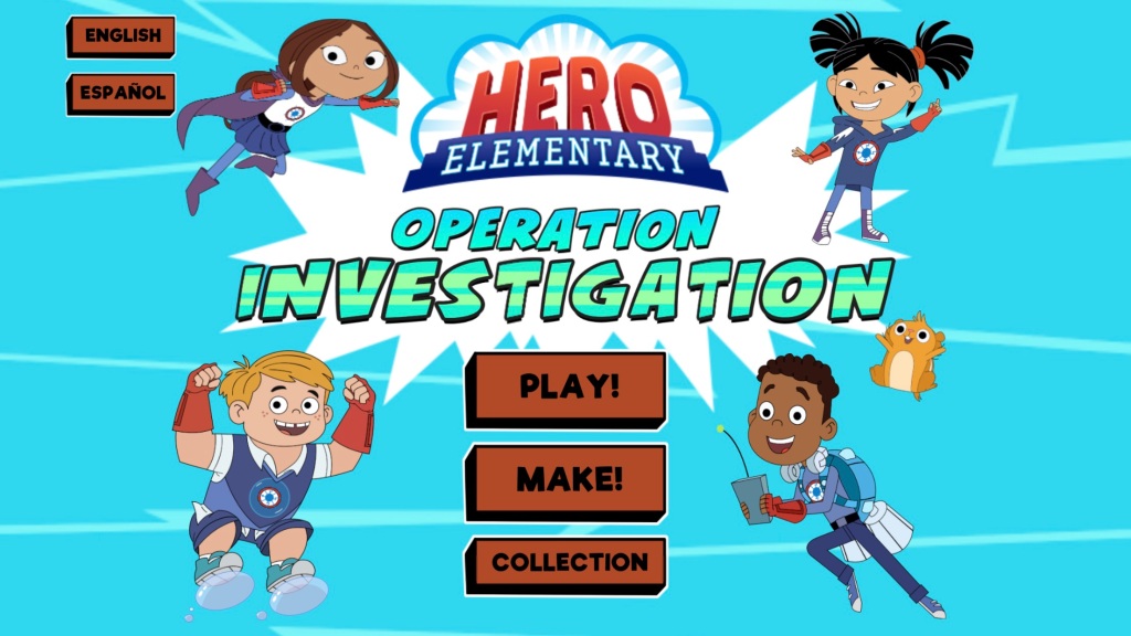 Operation Investigation menu screen