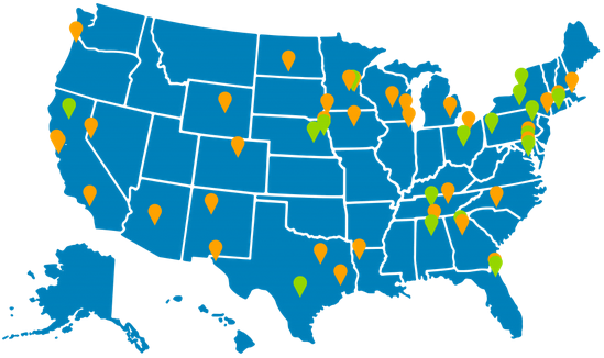 Map of Outreach and Engagement Programs